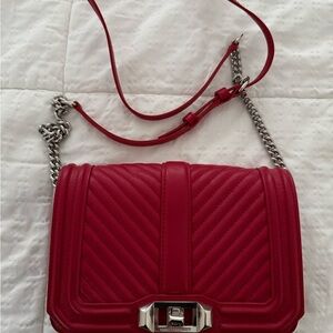 Rebecca Minkoff Red Quilted Crossbody Bag- NEVER used